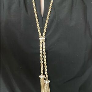 Banana Republic gold rope chain necklace.
